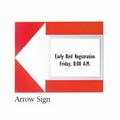 Slip In Arrow Sign Holder 10 Pack - Blank (16"x20")